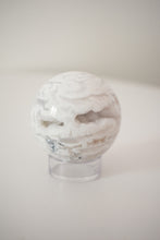 Load image into Gallery viewer, druzy snow agate sphere 03
