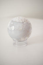 Load image into Gallery viewer, druzy snow agate sphere 03
