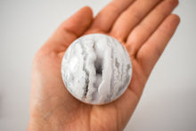 Load image into Gallery viewer, druzy snow agate sphere 05
