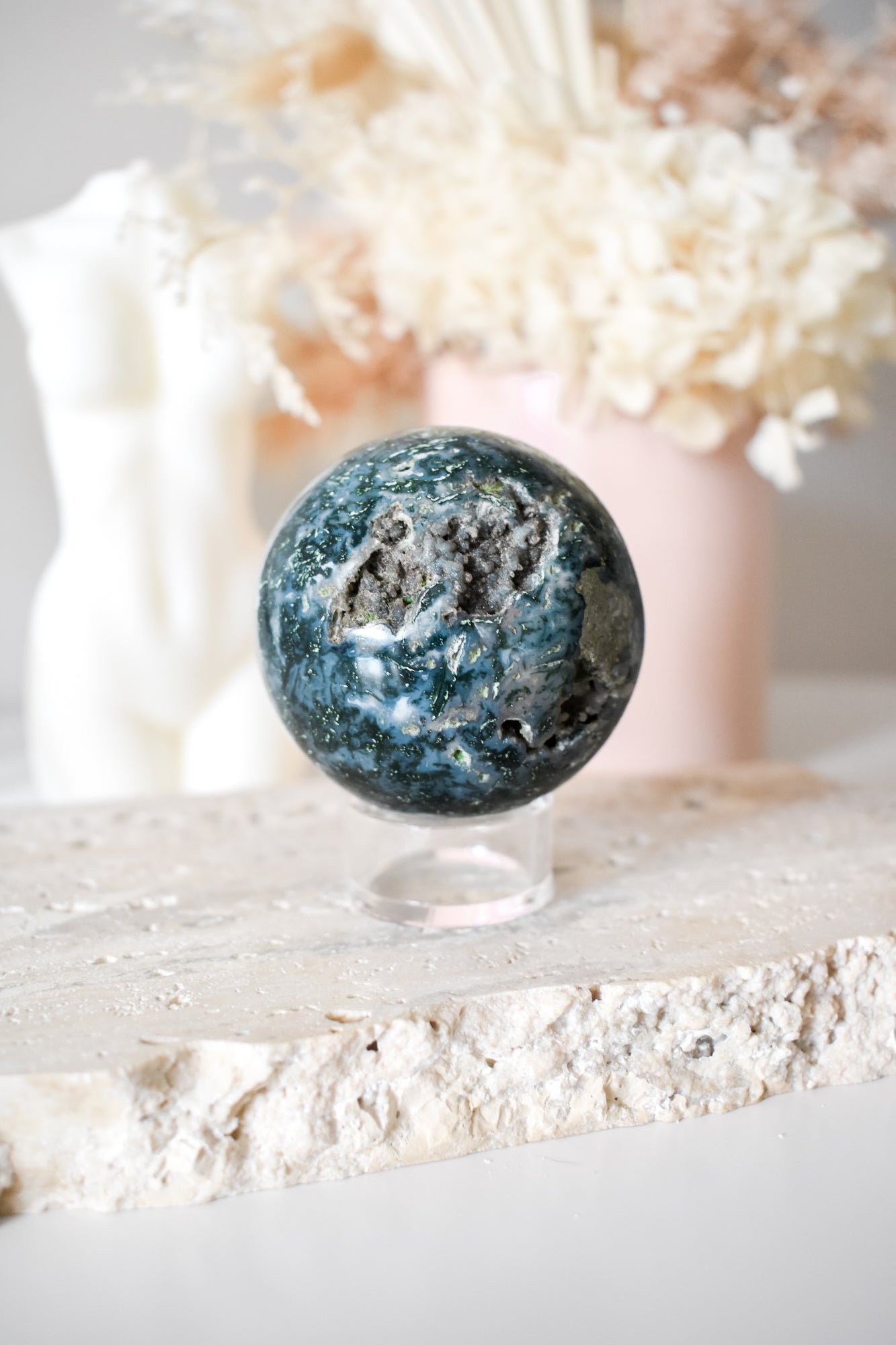 moss agate sphere 06