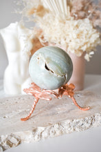 Load image into Gallery viewer, caribbean blue calcite sphere 02
