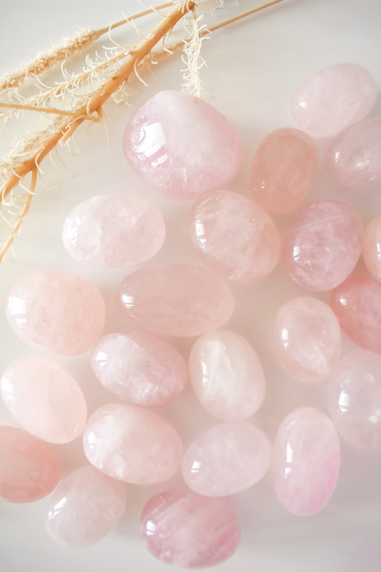 rose quartz tumbles