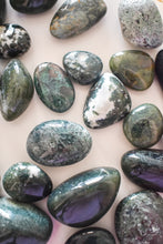 Load image into Gallery viewer, moss agate tumbles
