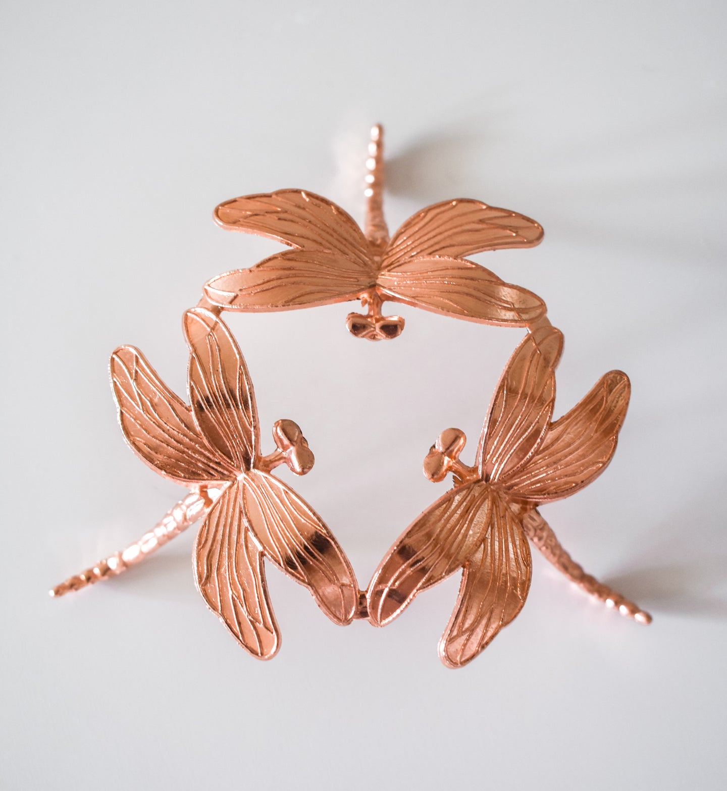 dragonfly sphere stands [rose gold]