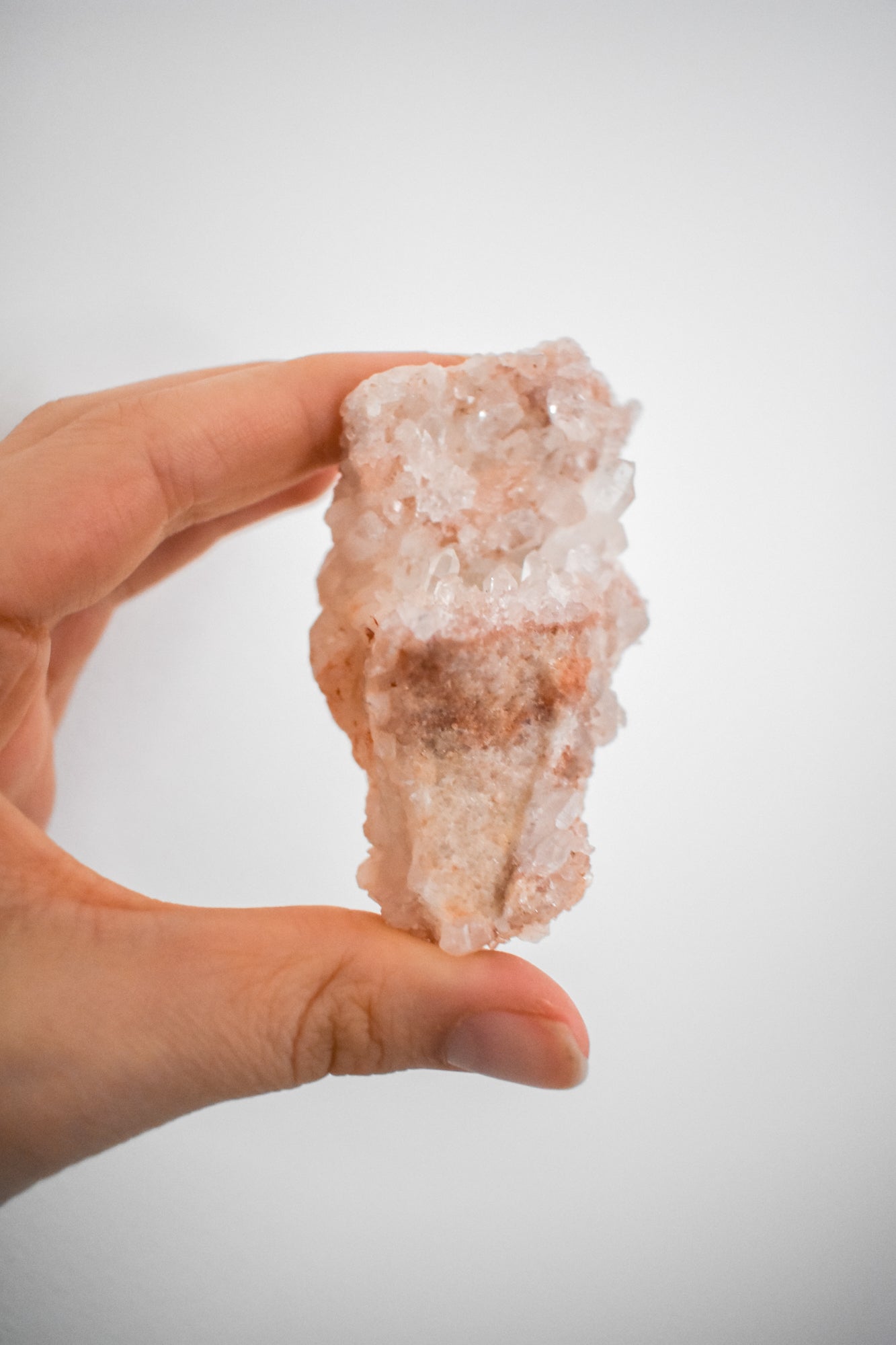 pink himalayan samadhi quartz medium cluster 02