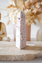 Load image into Gallery viewer, druzy pink agate tower 04
