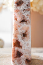 Load image into Gallery viewer, druzy pink agate tower 06
