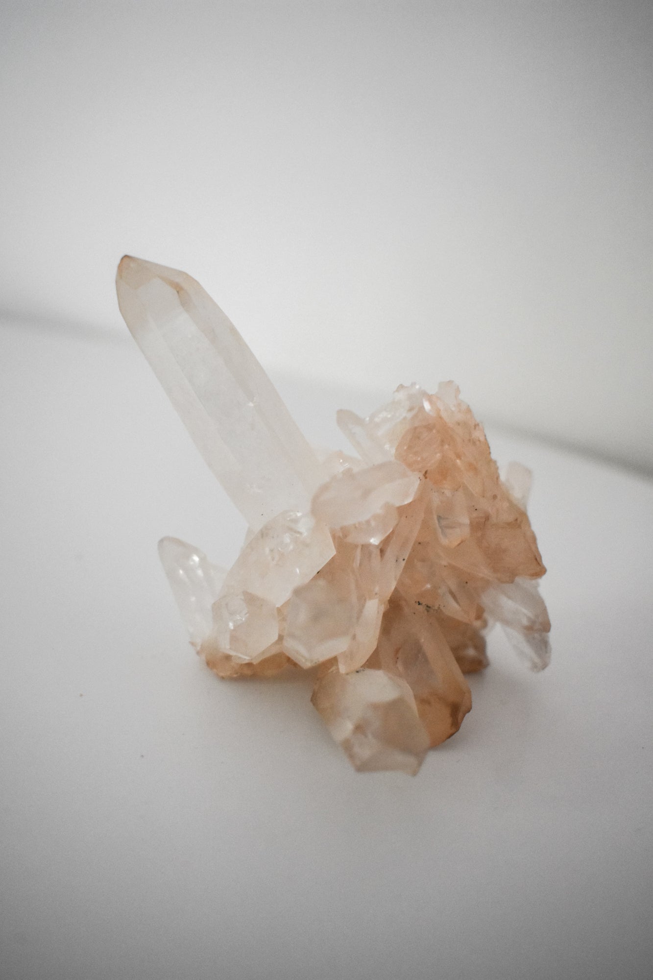 pink himalayan samadhi quartz medium cluster 03