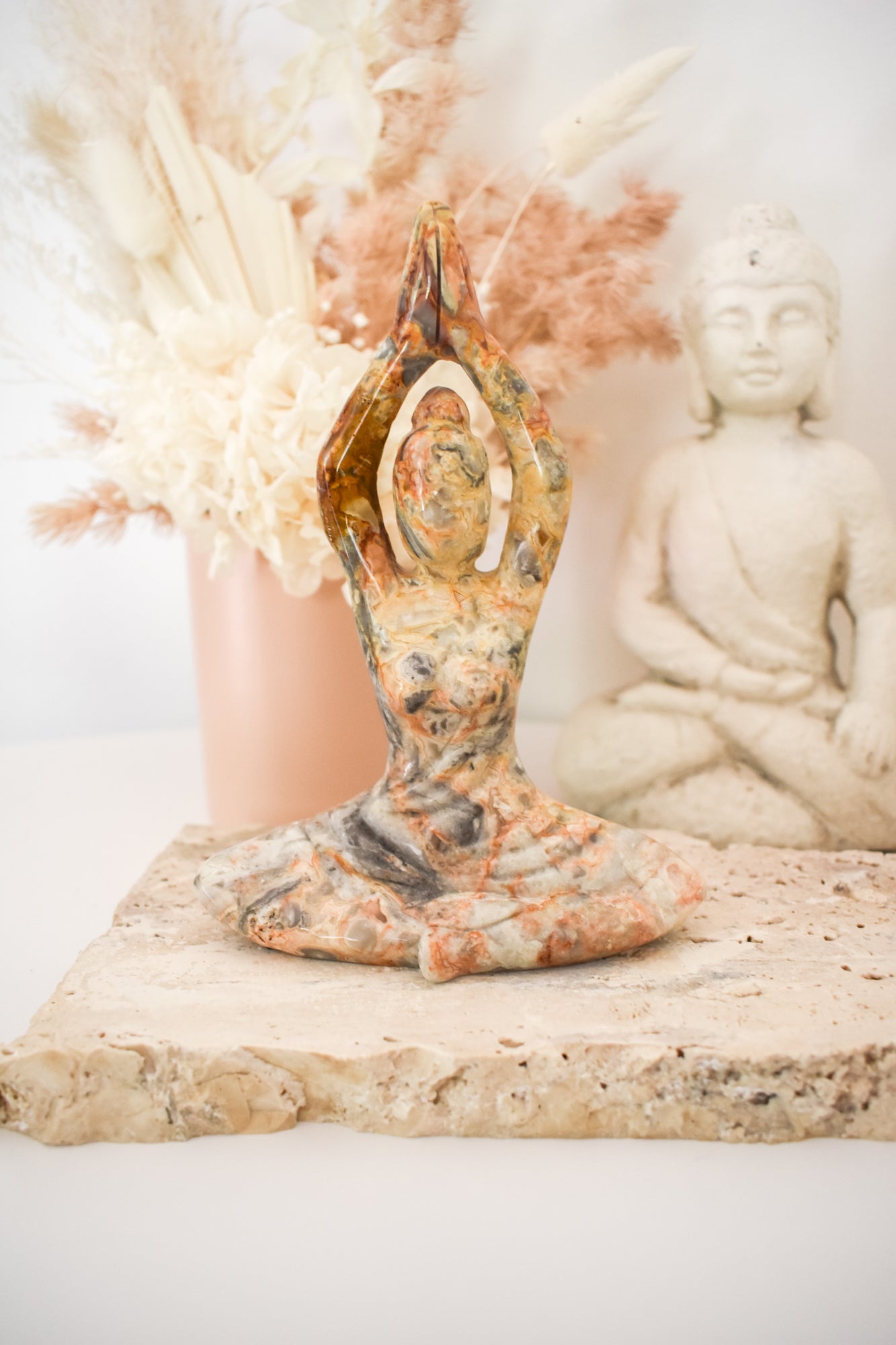 crazy lace agate yoga goddess 01