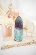 Load image into Gallery viewer, watermelon fluorite tower 01
