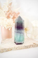 Load image into Gallery viewer, watermelon fluorite tower 01
