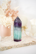 Load image into Gallery viewer, watermelon fluorite tower 02
