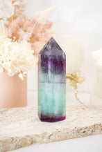 Load image into Gallery viewer, watermelon fluorite tower 02
