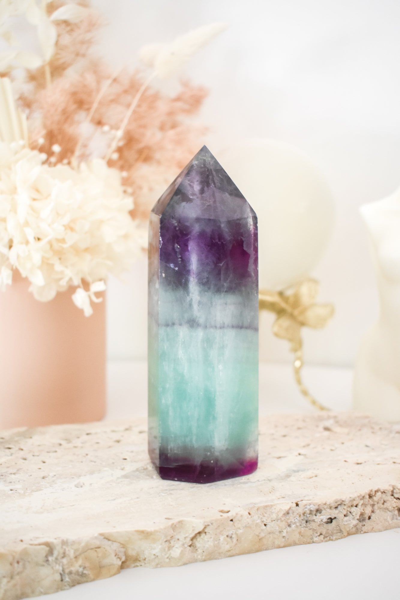 watermelon fluorite tower 02