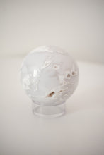 Load image into Gallery viewer, druzy snow agate sphere 01
