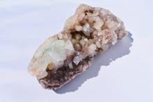 Load image into Gallery viewer, green + pink apophyllite with stilbite 01
