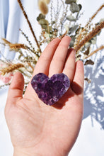 Load image into Gallery viewer, amethyst heart cluster 04
