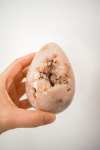 Load image into Gallery viewer, druzy pink amethyst egg
