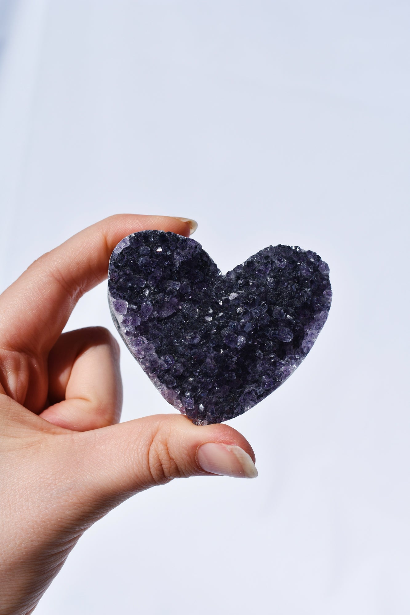 amethyst heart cluster 07