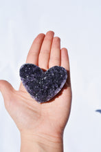 Load image into Gallery viewer, amethyst heart cluster 07
