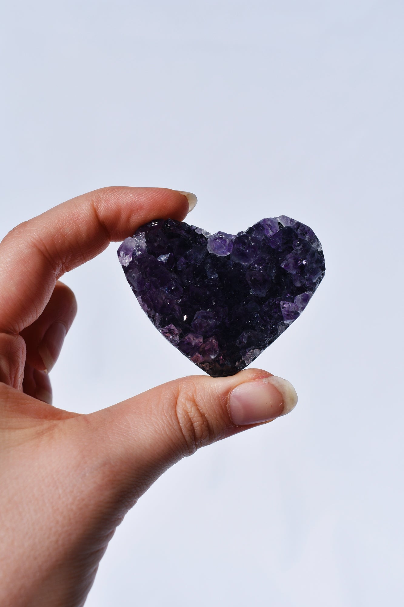 amethyst heart cluster 01