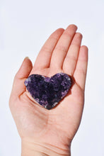 Load image into Gallery viewer, amethyst heart cluster 01
