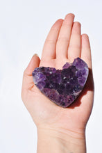 Load image into Gallery viewer, amethyst heart cluster 06
